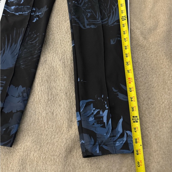 Nike Sportswear Mens Blocked Logo Floral Track Pants Blue Medium RARE - Picture 6 of 12